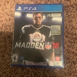 PS4 EA Sports Madden 18 NFL Tom Brady